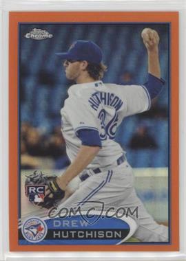 2012 Topps Chrome - [Base] - Retail Orange Refractor #193 - Drew Hutchison