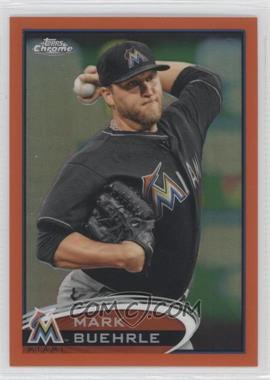 2012 Topps Chrome - [Base] - Retail Orange Refractor #216 - Mark Buehrle