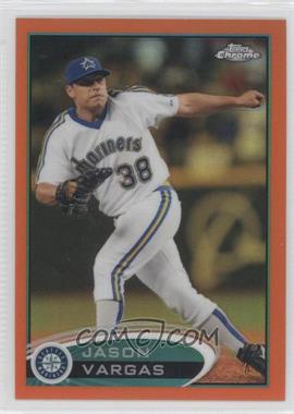 2012 Topps Chrome - [Base] - Retail Orange Refractor #218 - Jason Vargas