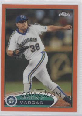 2012 Topps Chrome - [Base] - Retail Orange Refractor #218 - Jason Vargas