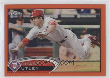 2012 Topps Chrome - [Base] - Retail Orange Refractor #25 - Chase Utley