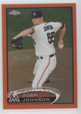 2012 Topps Chrome - [Base] - Retail Orange Refractor #63 - Josh Johnson