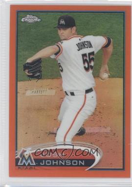 2012 Topps Chrome - [Base] - Retail Orange Refractor #63 - Josh Johnson