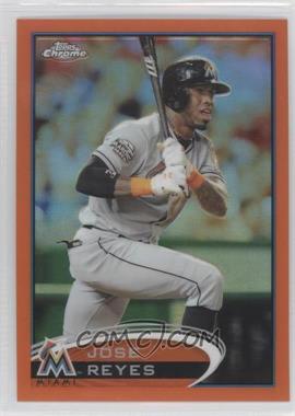 2012 Topps Chrome - [Base] - Retail Orange Refractor #75 - Jose Reyes