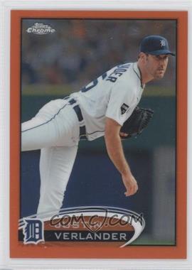 2012 Topps Chrome - [Base] - Retail Orange Refractor #93 - Justin Verlander