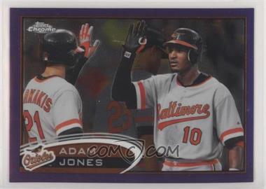 2012 Topps Chrome - [Base] - Retail Purple Refractor #106 - Adam Jones