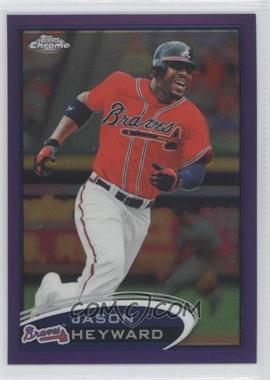 2012 Topps Chrome - [Base] - Retail Purple Refractor #12 - Jason Heyward