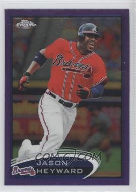 2012 Topps Chrome - [Base] - Retail Purple Refractor #12 - Jason Heyward