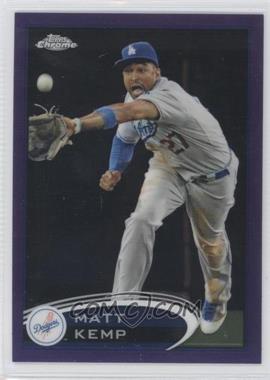 2012 Topps Chrome - [Base] - Retail Purple Refractor #120 - Matt Kemp