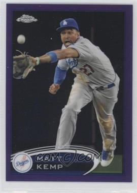 2012 Topps Chrome - [Base] - Retail Purple Refractor #120 - Matt Kemp