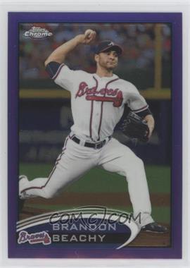 2012 Topps Chrome - [Base] - Retail Purple Refractor #122 - Brandon Beachy