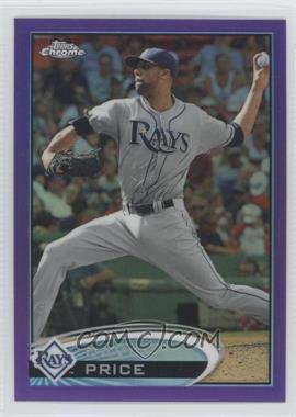 2012 Topps Chrome - [Base] - Retail Purple Refractor #133 - David Price