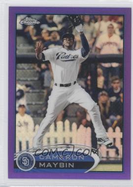 2012 Topps Chrome - [Base] - Retail Purple Refractor #18 - Cameron Maybin