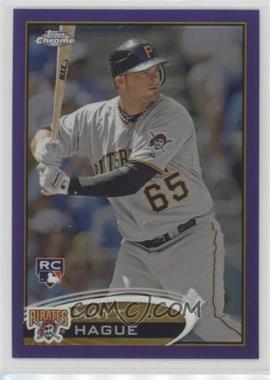 2012 Topps Chrome - [Base] - Retail Purple Refractor #190 - Matt Hague