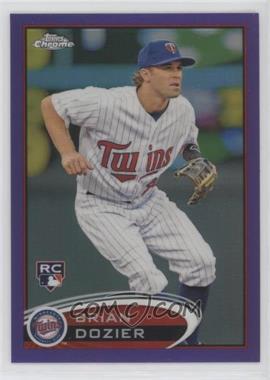 2012 Topps Chrome - [Base] - Retail Purple Refractor #198 - Brian Dozier