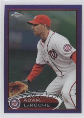 2012 Topps Chrome - [Base] - Retail Purple Refractor #211 - Adam LaRoche