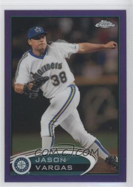 2012 Topps Chrome - [Base] - Retail Purple Refractor #218 - Jason Vargas