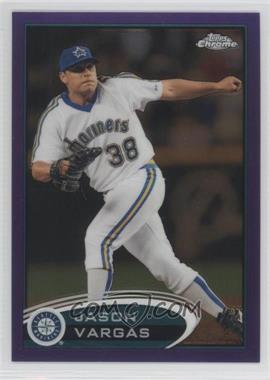 2012 Topps Chrome - [Base] - Retail Purple Refractor #218 - Jason Vargas