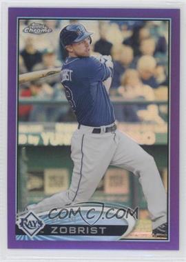 2012 Topps Chrome - [Base] - Retail Purple Refractor #31 - Ben Zobrist