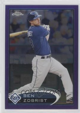 2012 Topps Chrome - [Base] - Retail Purple Refractor #31 - Ben Zobrist