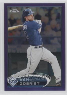 2012 Topps Chrome - [Base] - Retail Purple Refractor #31 - Ben Zobrist