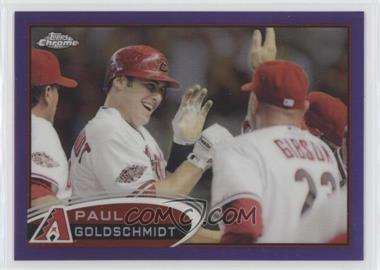 2012 Topps Chrome - [Base] - Retail Purple Refractor #35 - Paul Goldschmidt