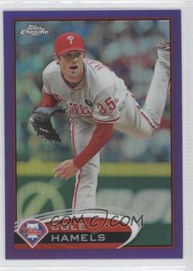 2012 Topps Chrome - [Base] - Retail Purple Refractor #36 - Cole Hamels