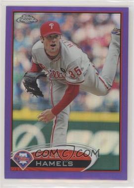 2012 Topps Chrome - [Base] - Retail Purple Refractor #36 - Cole Hamels