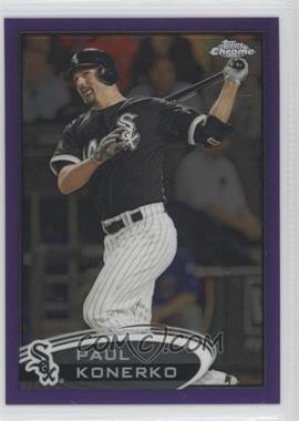 2012 Topps Chrome - [Base] - Retail Purple Refractor #55 - Paul Konerko