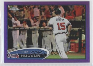 2012 Topps Chrome - [Base] - Retail Purple Refractor #77 - Tim Hudson