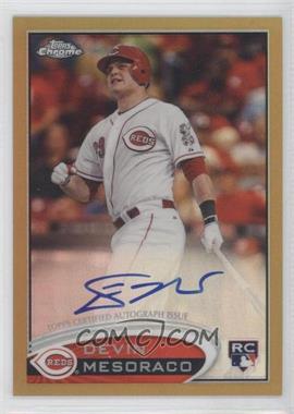 2012 Topps Chrome - [Base] - Rookie Autograph Gold Refractor #172 - Devin Mesoraco /50