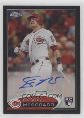 2012 Topps Chrome - [Base] - Rookie Autographs Black Refractor #172 - Devin Mesoraco /100