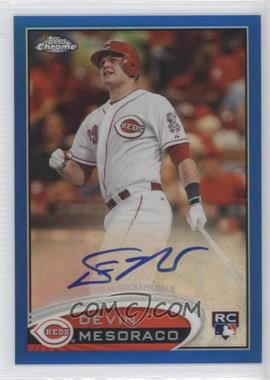 2012 Topps Chrome - [Base] - Rookie Autographs Blue Refractor #172 - Devin Mesoraco /199