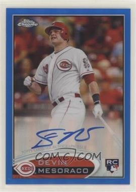 2012 Topps Chrome - [Base] - Rookie Autographs Blue Refractor #172 - Devin Mesoraco /199