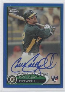 2012 Topps Chrome - [Base] - Rookie Autographs Blue Refractor #178 - Collin Cowgill /199