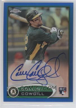 2012 Topps Chrome - [Base] - Rookie Autographs Blue Refractor #178 - Collin Cowgill /199