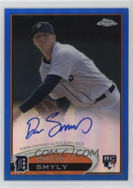 2012 Topps Chrome - [Base] - Rookie Autographs Blue Refractor #191 - Drew Smyly /199