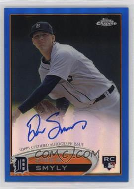 2012 Topps Chrome - [Base] - Rookie Autographs Blue Refractor #191 - Drew Smyly /199