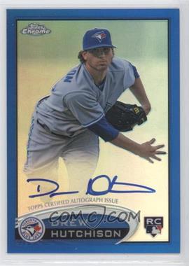 2012 Topps Chrome - [Base] - Rookie Autographs Blue Refractor #193 - Drew Hutchison /199