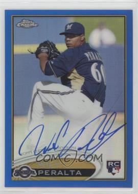 2012 Topps Chrome - [Base] - Rookie Autographs Blue Refractor #WP - Wily Peralta /199