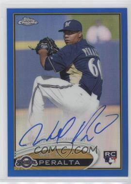 2012 Topps Chrome - [Base] - Rookie Autographs Blue Refractor #WP - Wily Peralta /199