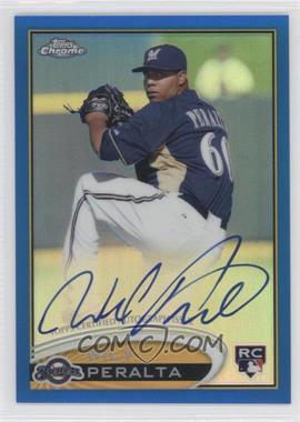 2012 Topps Chrome - [Base] - Rookie Autographs Blue Refractor #WP - Wily Peralta /199