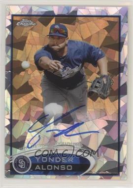 2012 Topps Chrome - [Base] - Rookie Autographs Crystal Atomic Refractor #101 - Yonder Alonso /10