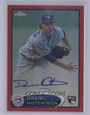 2012 Topps Chrome - [Base] - Rookie Autographs Red Refractor #193 - Drew Hutchison /25 [COMC RCR Mint or Better]