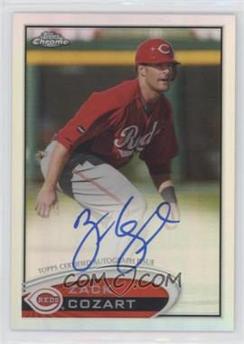 2012 Topps Chrome - [Base] - Rookie Autographs Refractor #42 - Zack Cozart /499