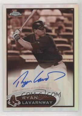 2012 Topps Chrome - [Base] - Rookie Autographs Sepia Refractor #5 - Ryan Lavarnway /75