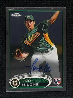 2012 Topps Chrome - [Base] - Rookie Autographs #169 - Tom Milone