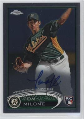 2012 Topps Chrome - [Base] - Rookie Autographs #169 - Tom Milone