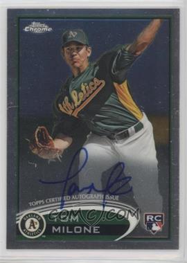 2012 Topps Chrome - [Base] - Rookie Autographs #169 - Tom Milone