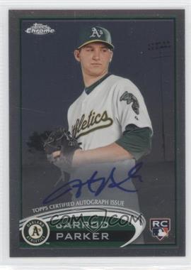 2012 Topps Chrome - [Base] - Rookie Autographs #177 - Jarrod Parker